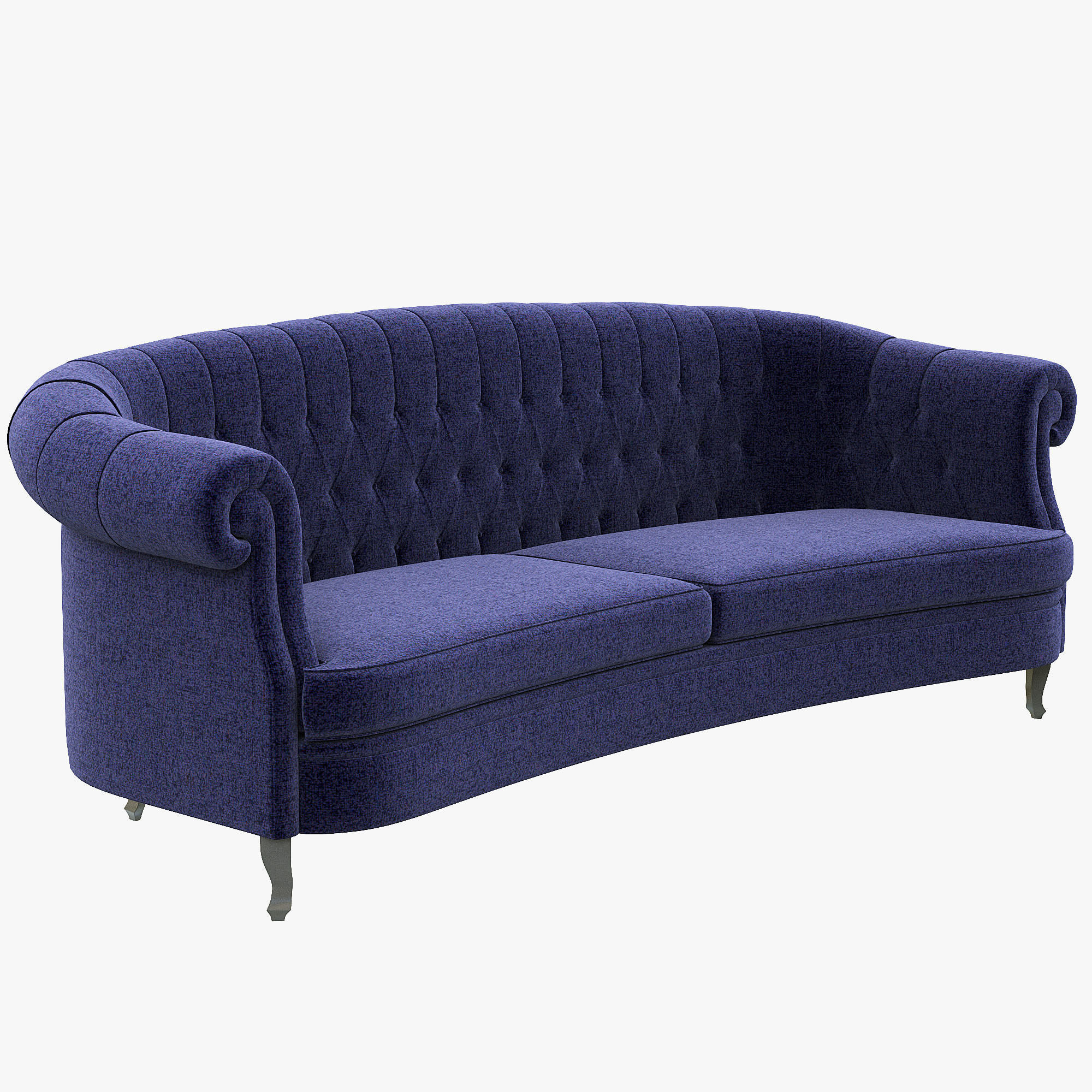Brabbu Collection sofa with gold legs 3D model_61