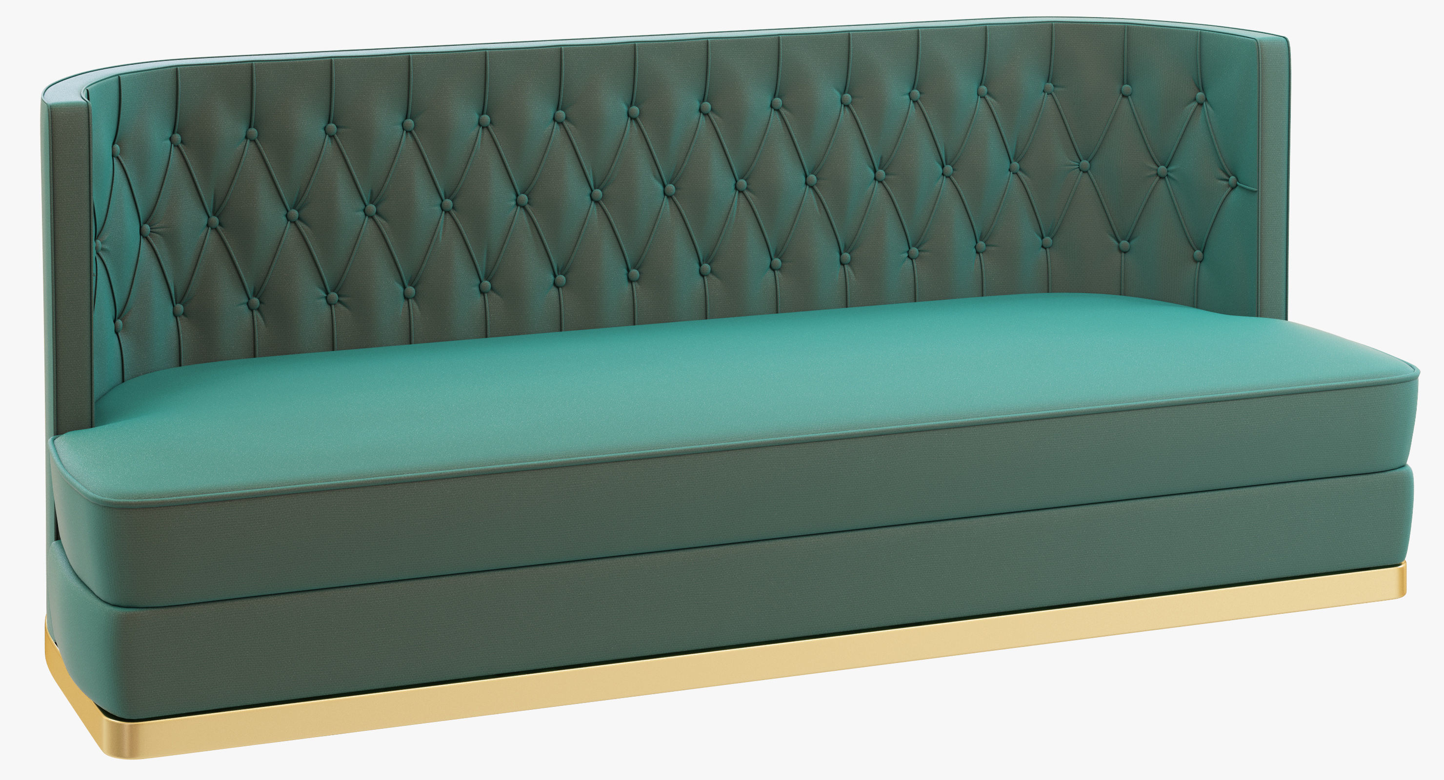 Brabbu Collection sofa with gold legs 3D model_11