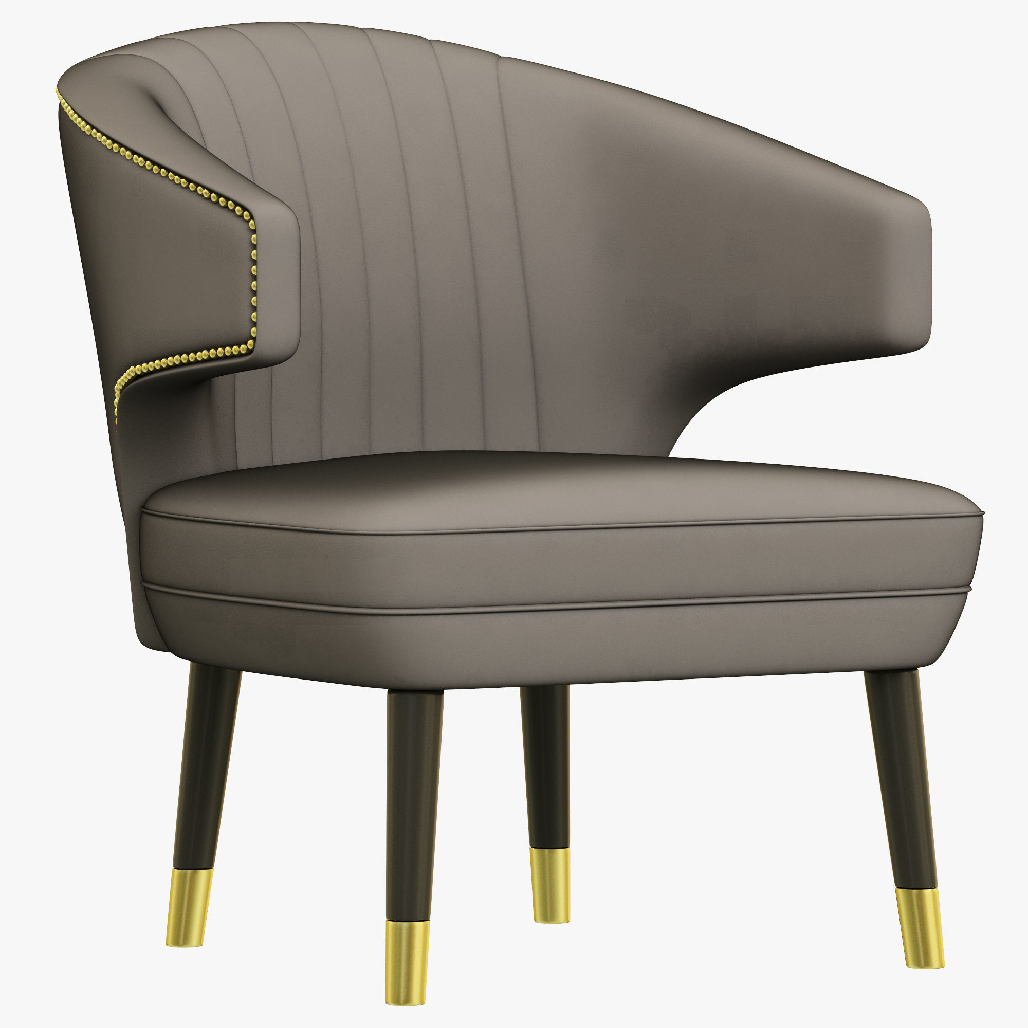 Brabbu Collection sofa with gold legs 3D model_37