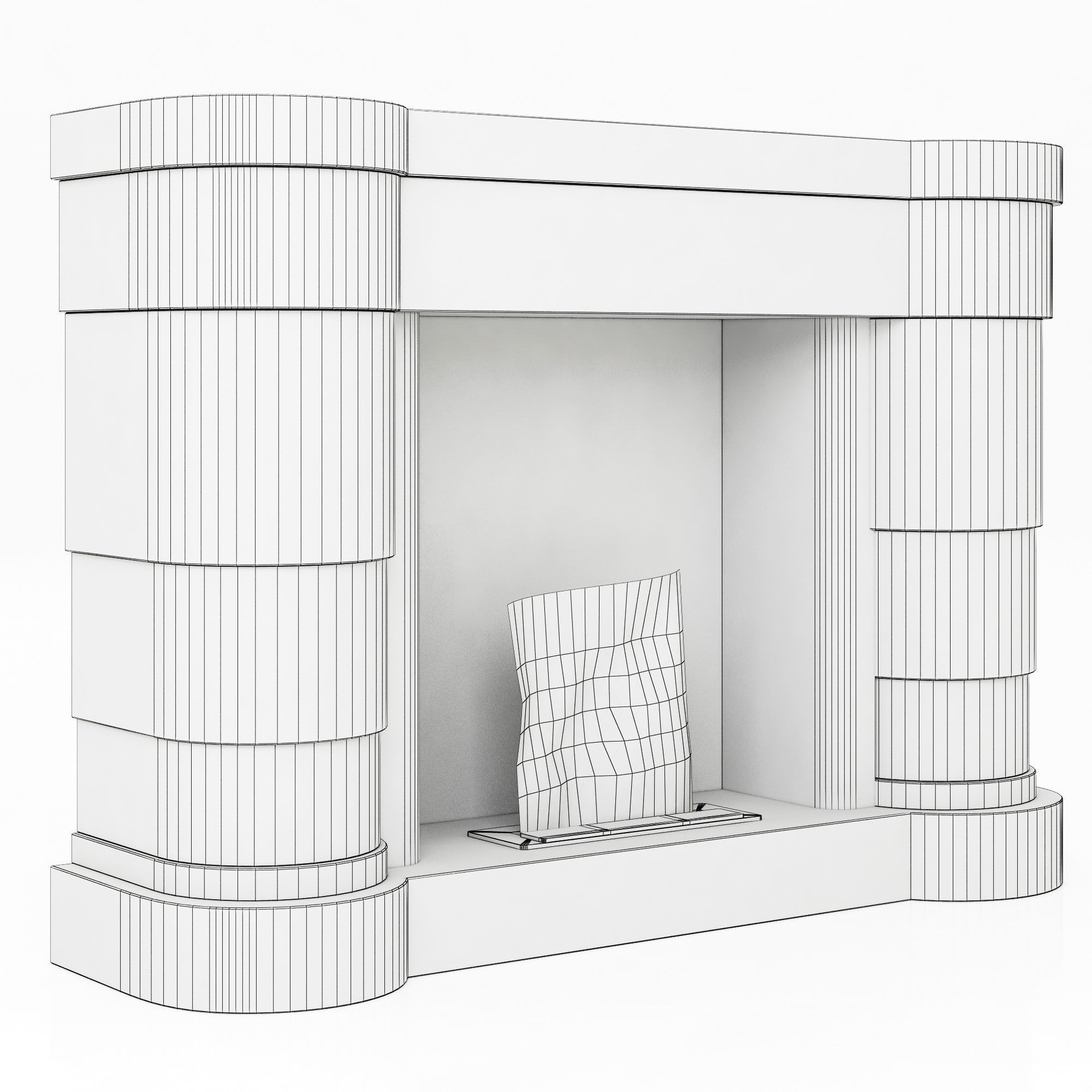 Brabbu Collection sofa with gold legs 3D model_14