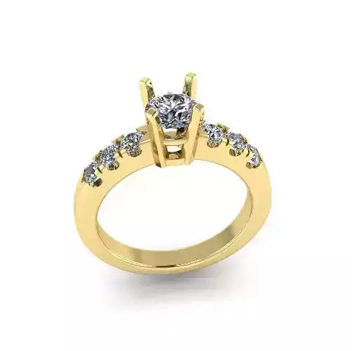 Solitaire ring Model 7302