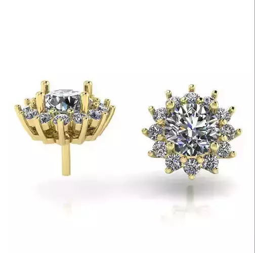 Stud earrings Model 7301