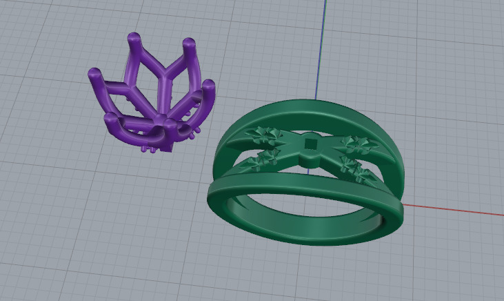 Ring Model 7292 3D print model_2