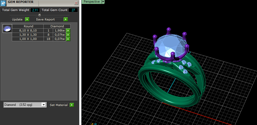 Ring Model 7292 3D print model_7