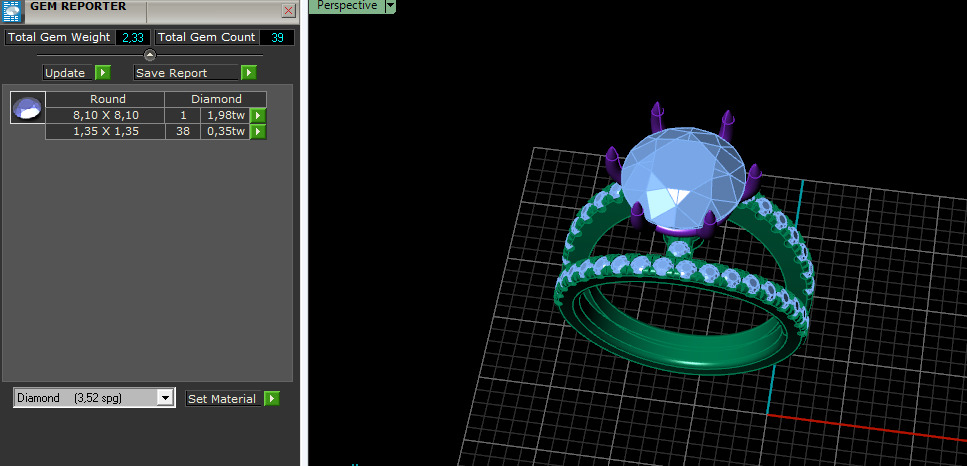 Ring Model 7289 3D print model_7