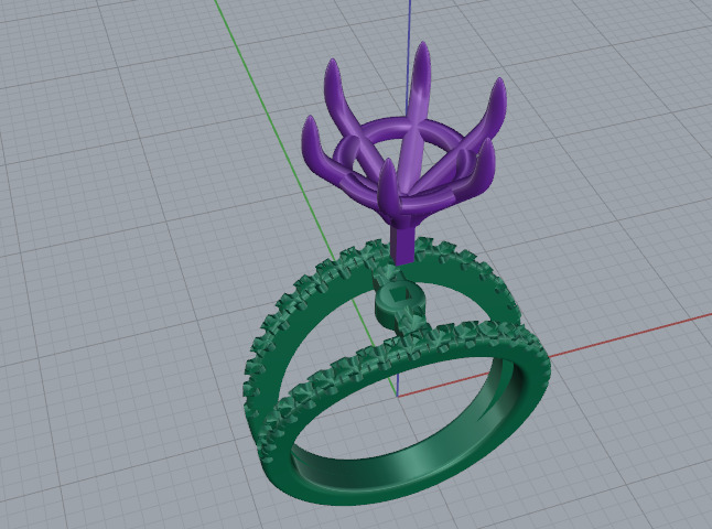 Ring Model 7289 3D print model_2