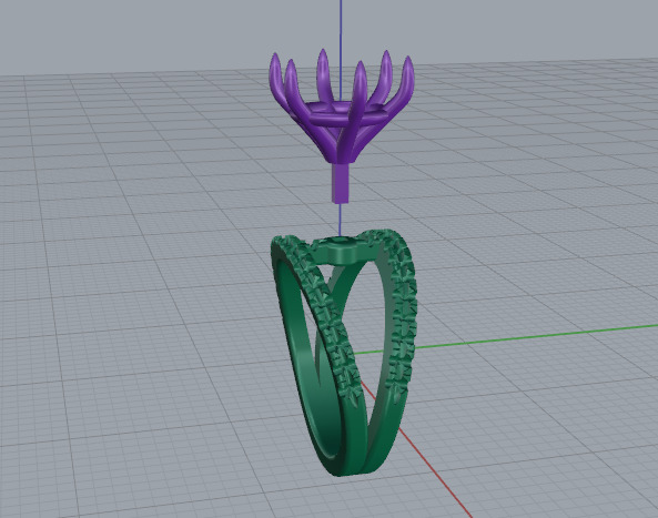 Ring Model 7289 3D print model_3