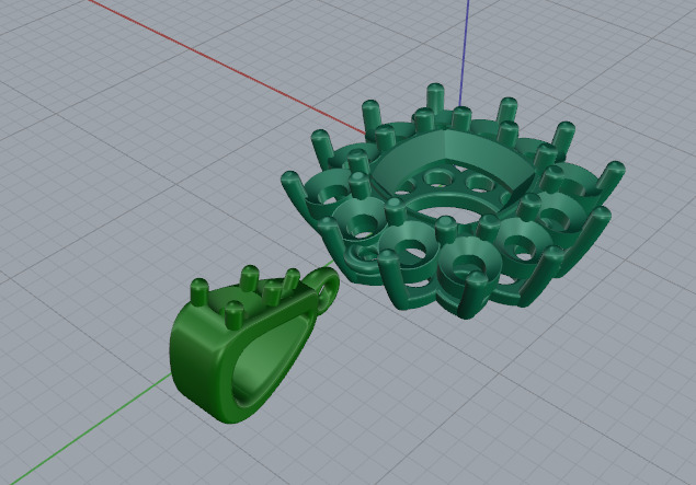 Pendant Model 7288 3D print model_4