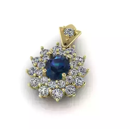 Pendant oval Model 7286