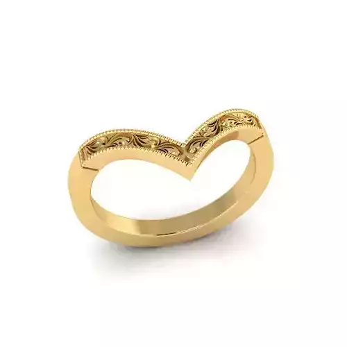 Ring with patterns Model 7280