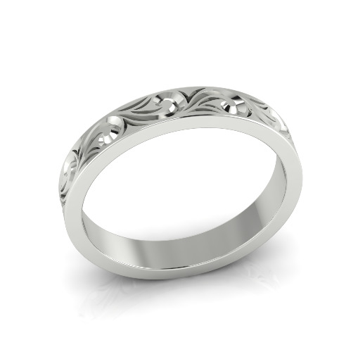 Ring with patterns Model 7279 3D print model_1