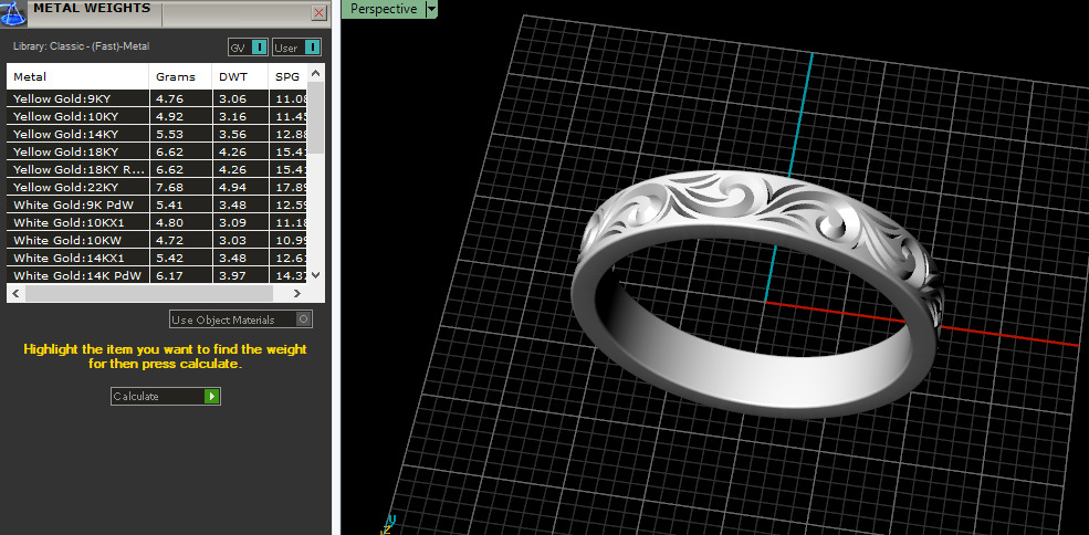 Ring with patterns Model 7279 3D print model_7