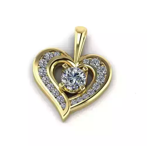Heart pendant Model 7267