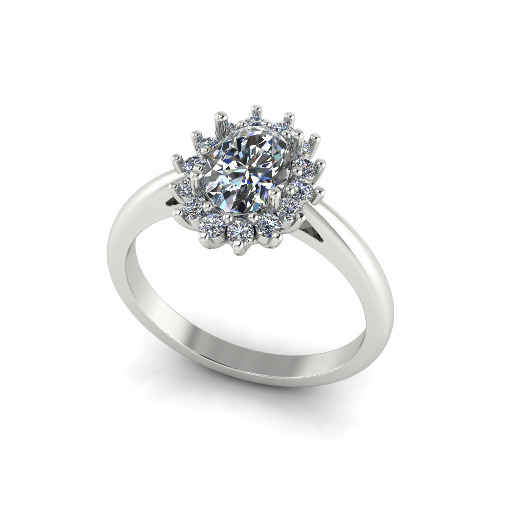 Ring oval Model 7261 3D print model_1