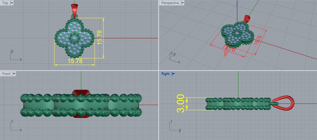 Pendant van Model 7258 3D print model_5