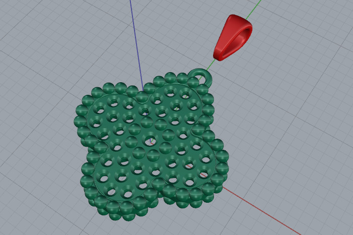 Pendant van Model 7258 3D print model_2