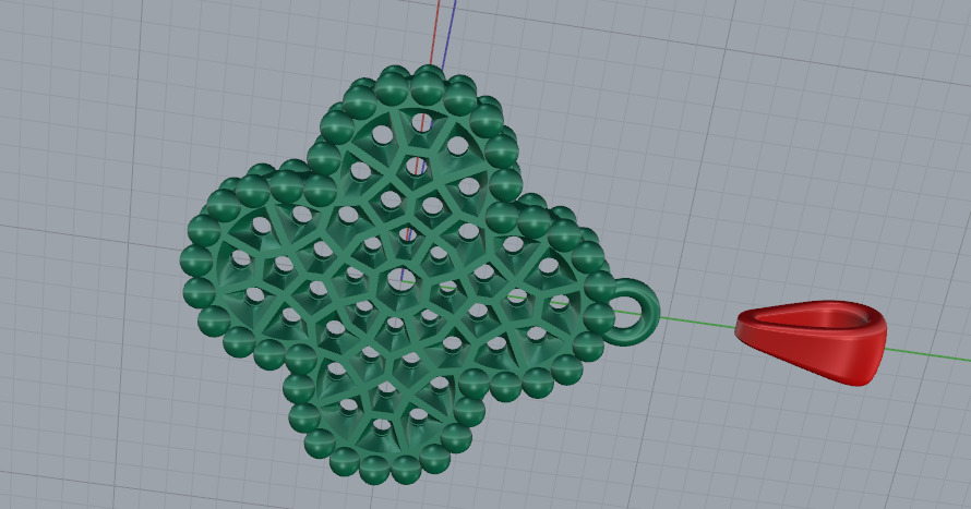 Pendant van Model 7255 3D print model_4