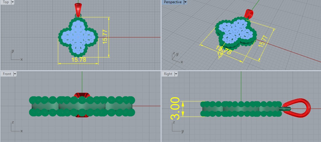 Pendant van Model 7255 3D print model_5