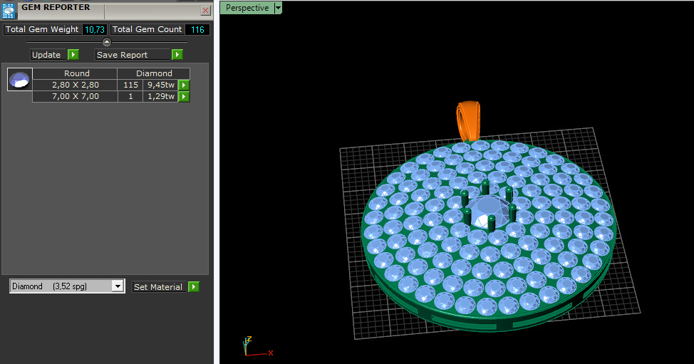 Pendant Model 7253 3D print model_7
