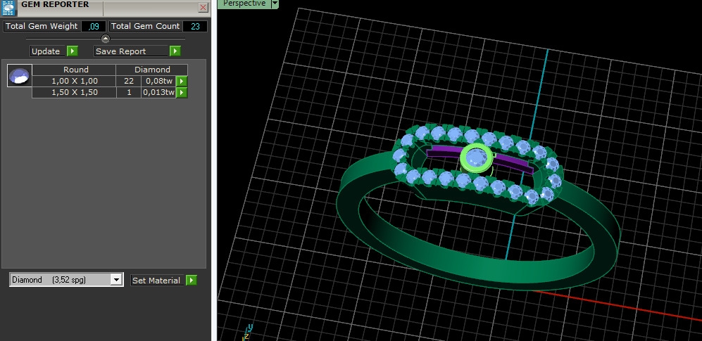 Ring of Messika Model 7251 3D print model_7