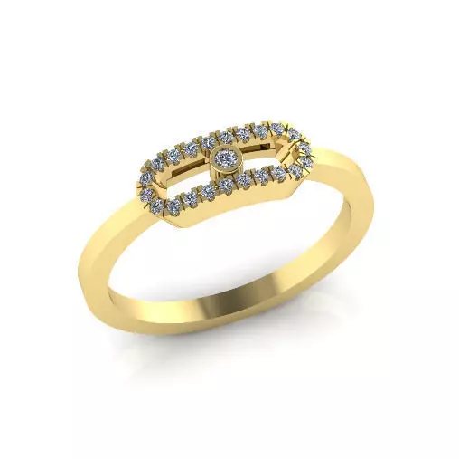 Ring of Messika Model 7251 3D print model_0