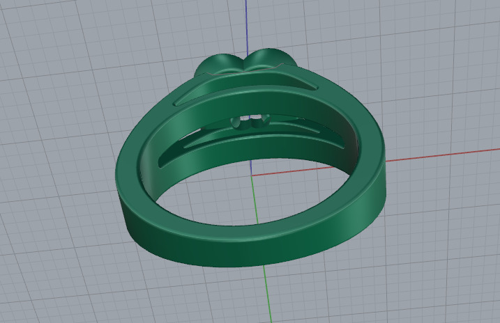 Ring Model 7249 3D print model_4