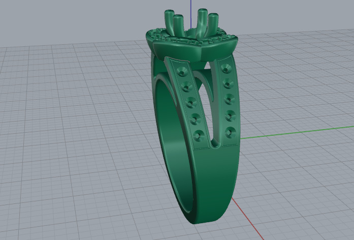 Ring Model 7249 3D print model_3