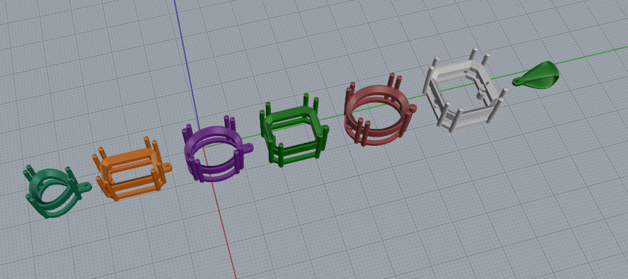 Pendant Model 7247 3D print model_2