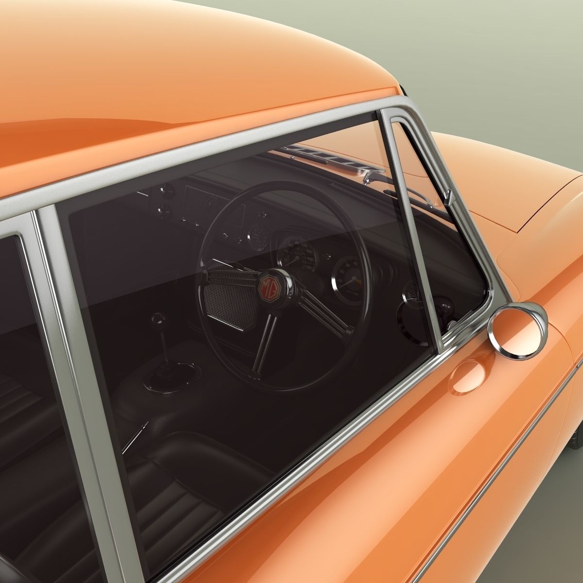 MG MGB GT 3D model_8