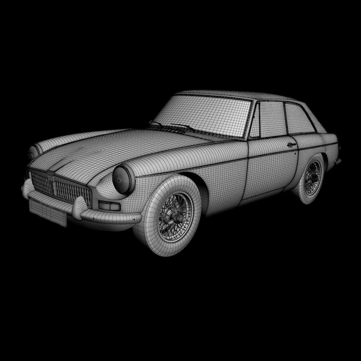MG MGB GT 3D model_14