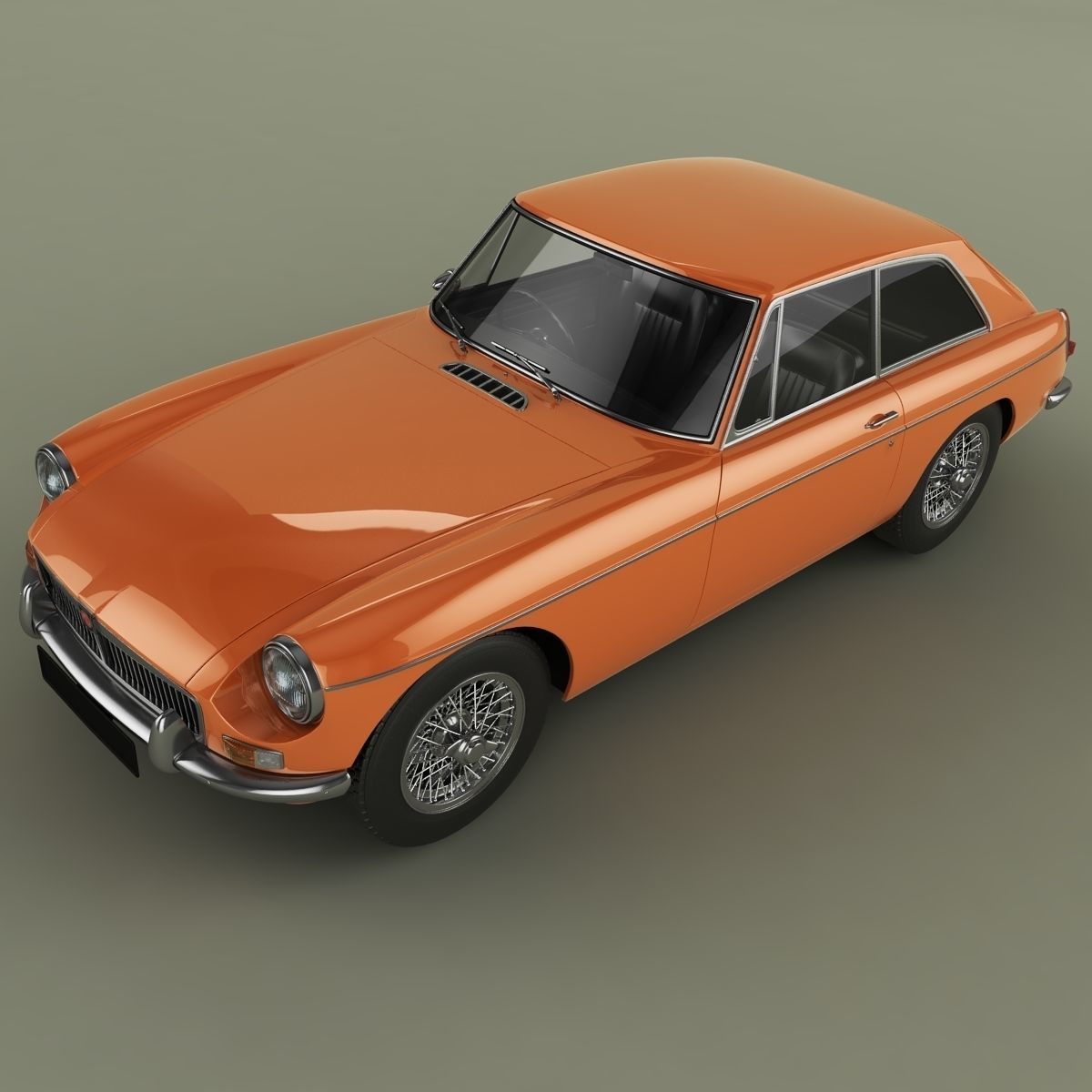 MG MGB GT 3D model_5