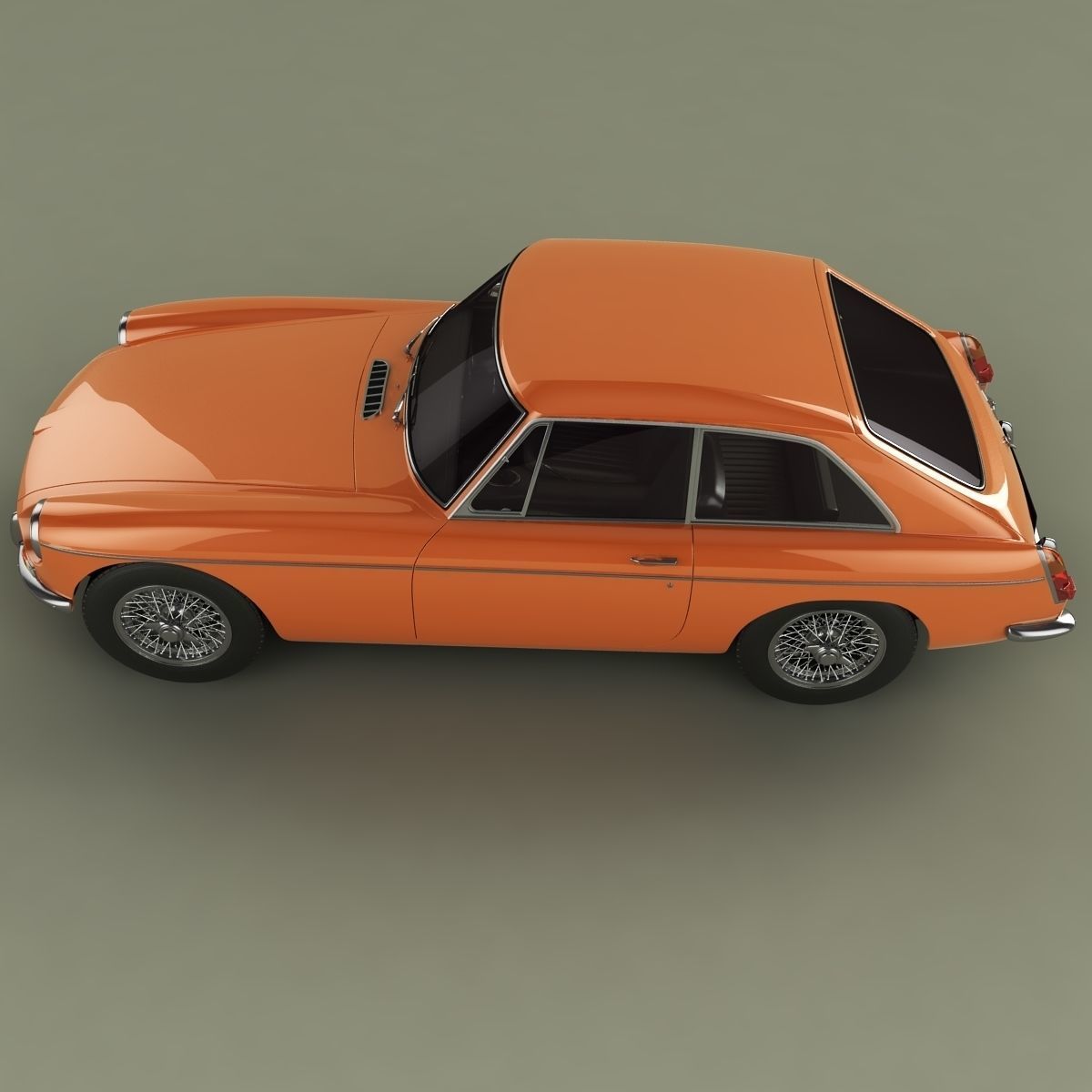 MG MGB GT 3D model_6