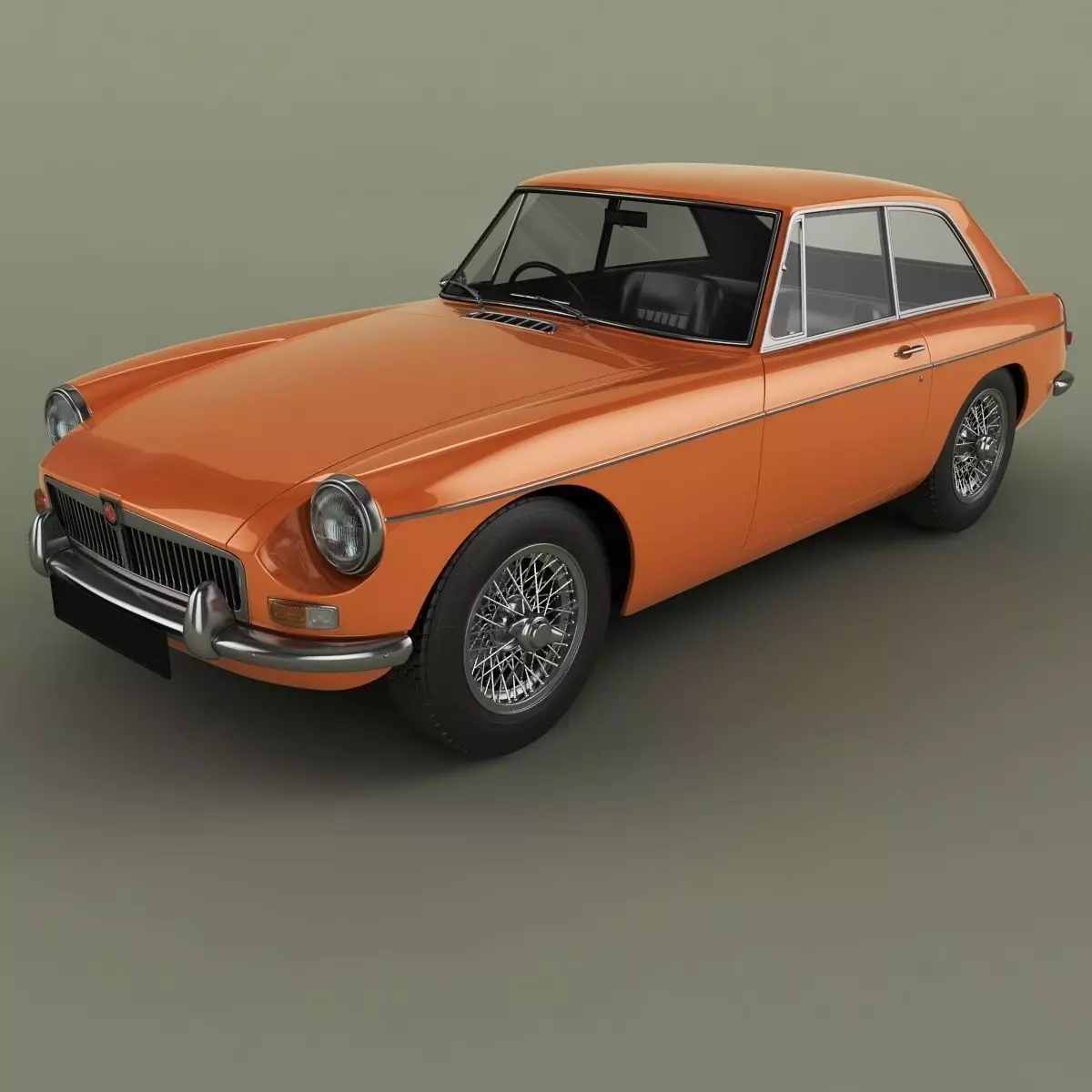 MG MGB GT 3D model_0