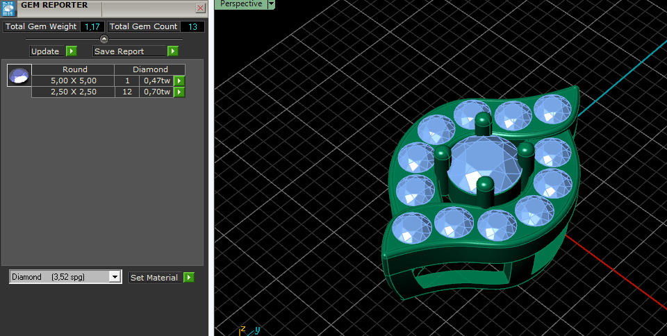 Pendant Model 7244 3D print model_7