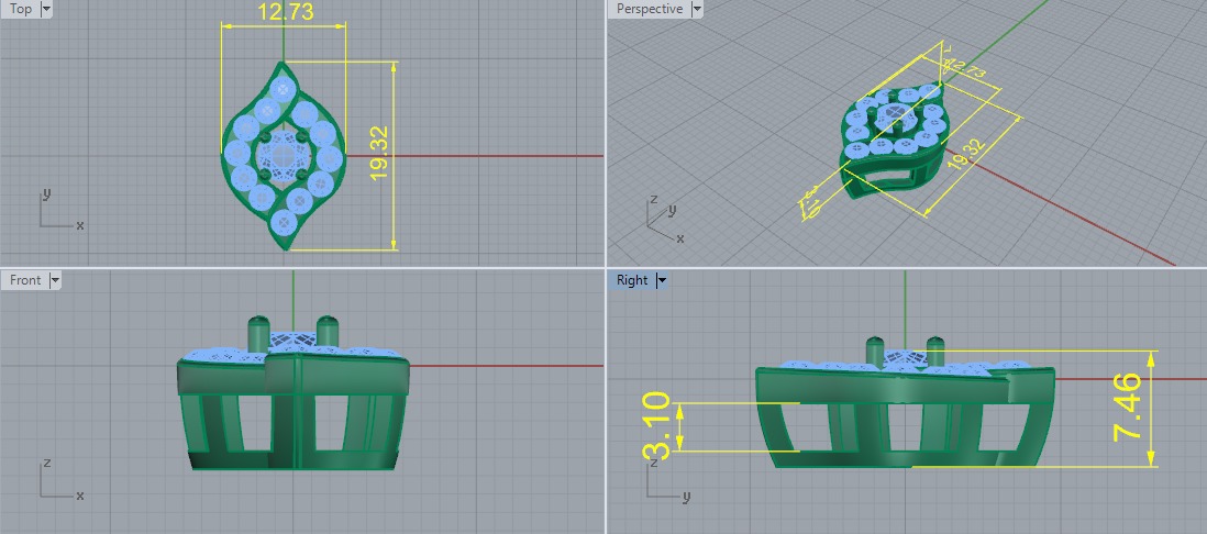 Pendant Model 7244 3D print model_5
