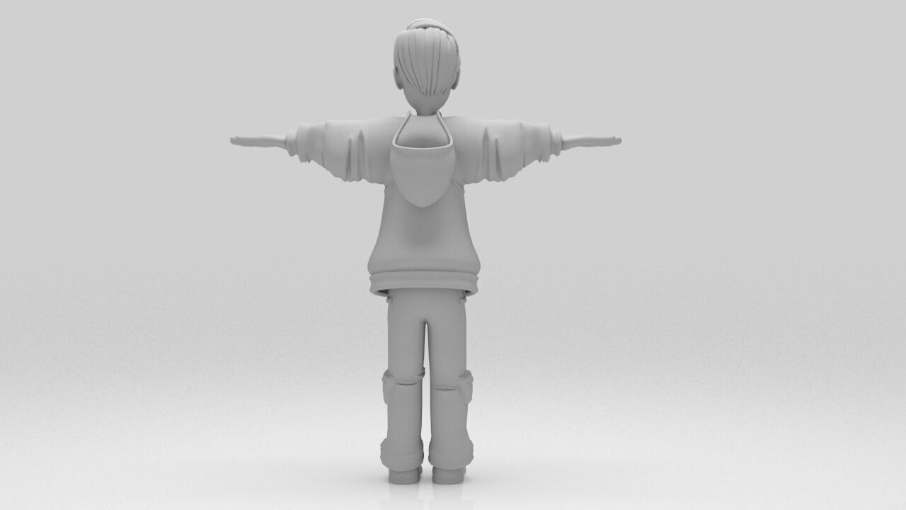 Lion Character rigged Game Ready Low-poly 3D model_7