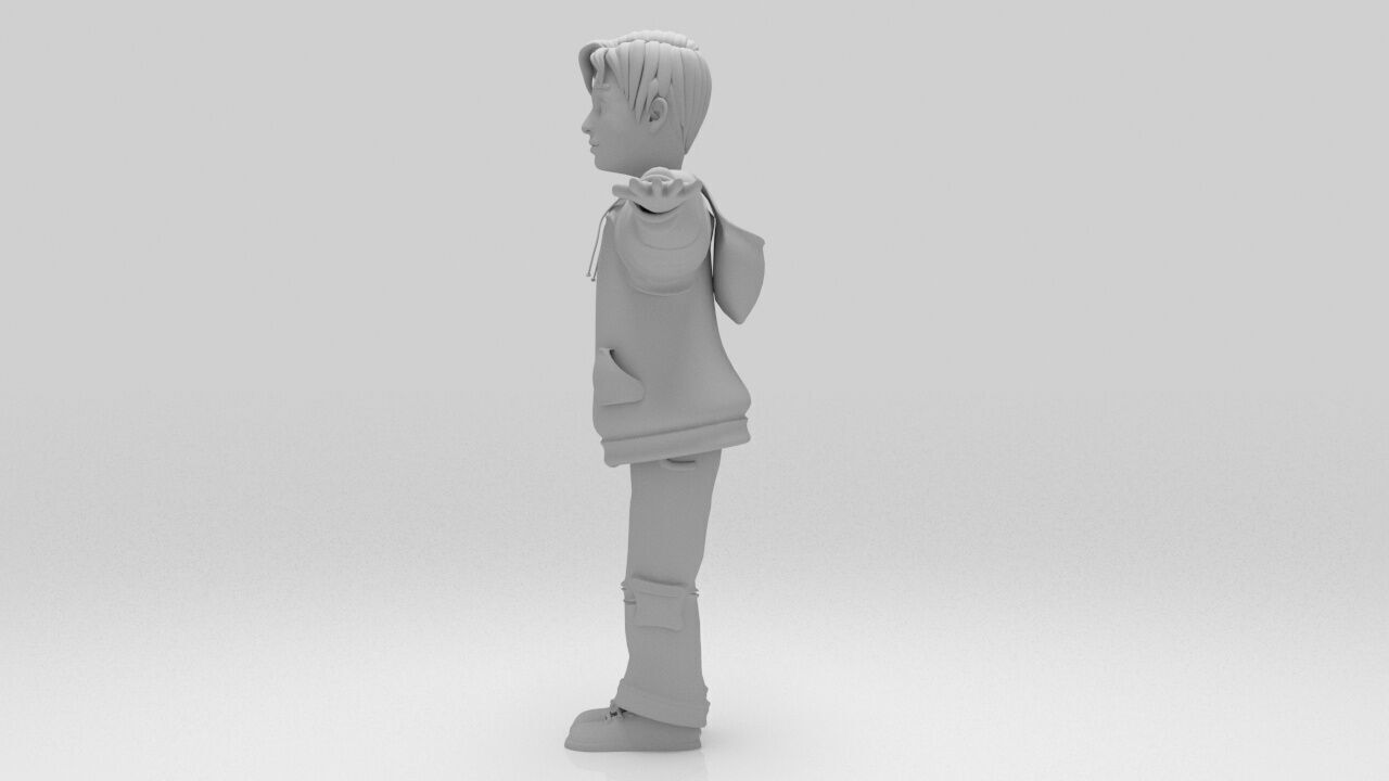 Lion Character rigged Game Ready Low-poly 3D model_8