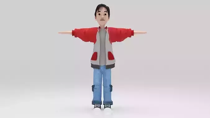 Lion Character rigged Game Ready