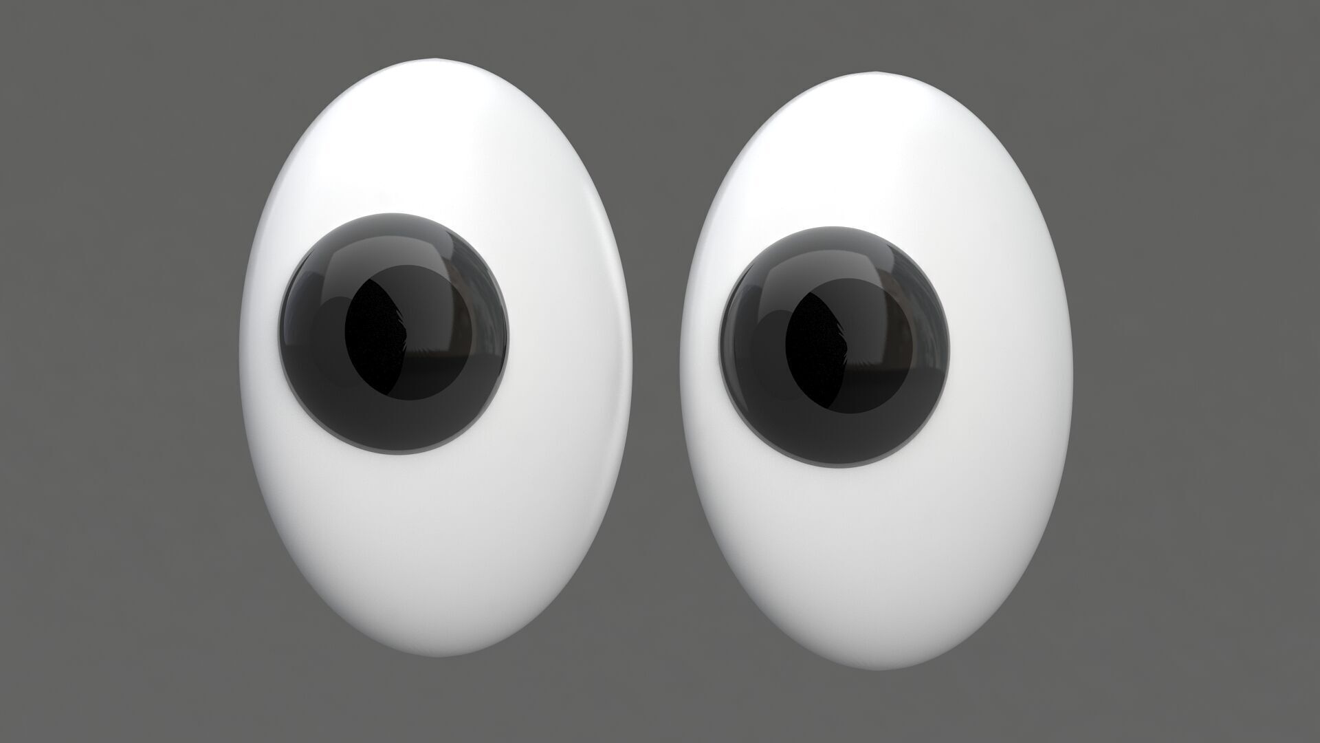 Eyes Emoji Collection 3D model_4
