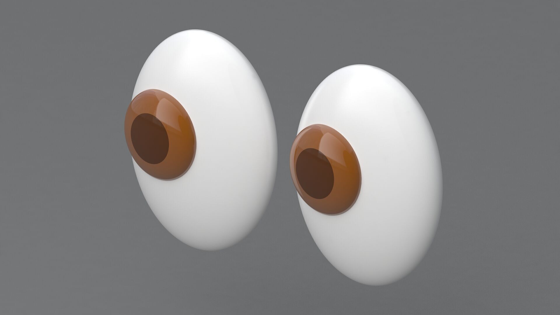 Eyes Emoji Collection 3D model_21