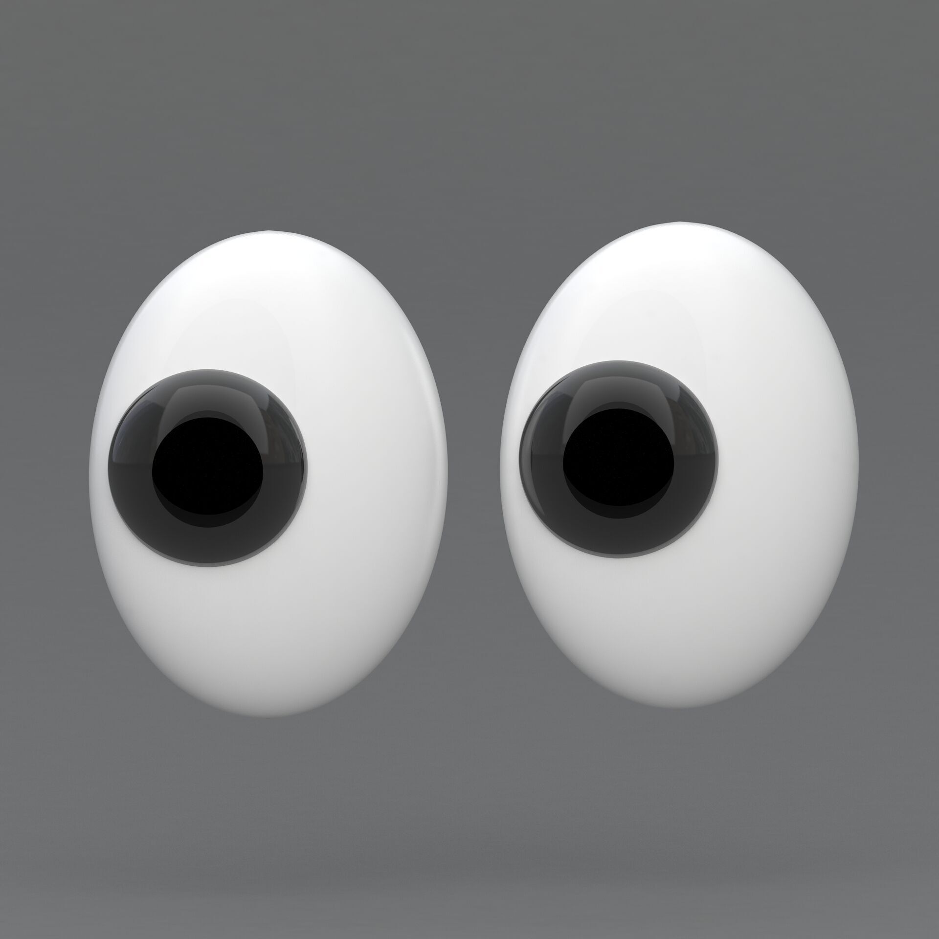 Eyes Emoji Collection 3D model_1