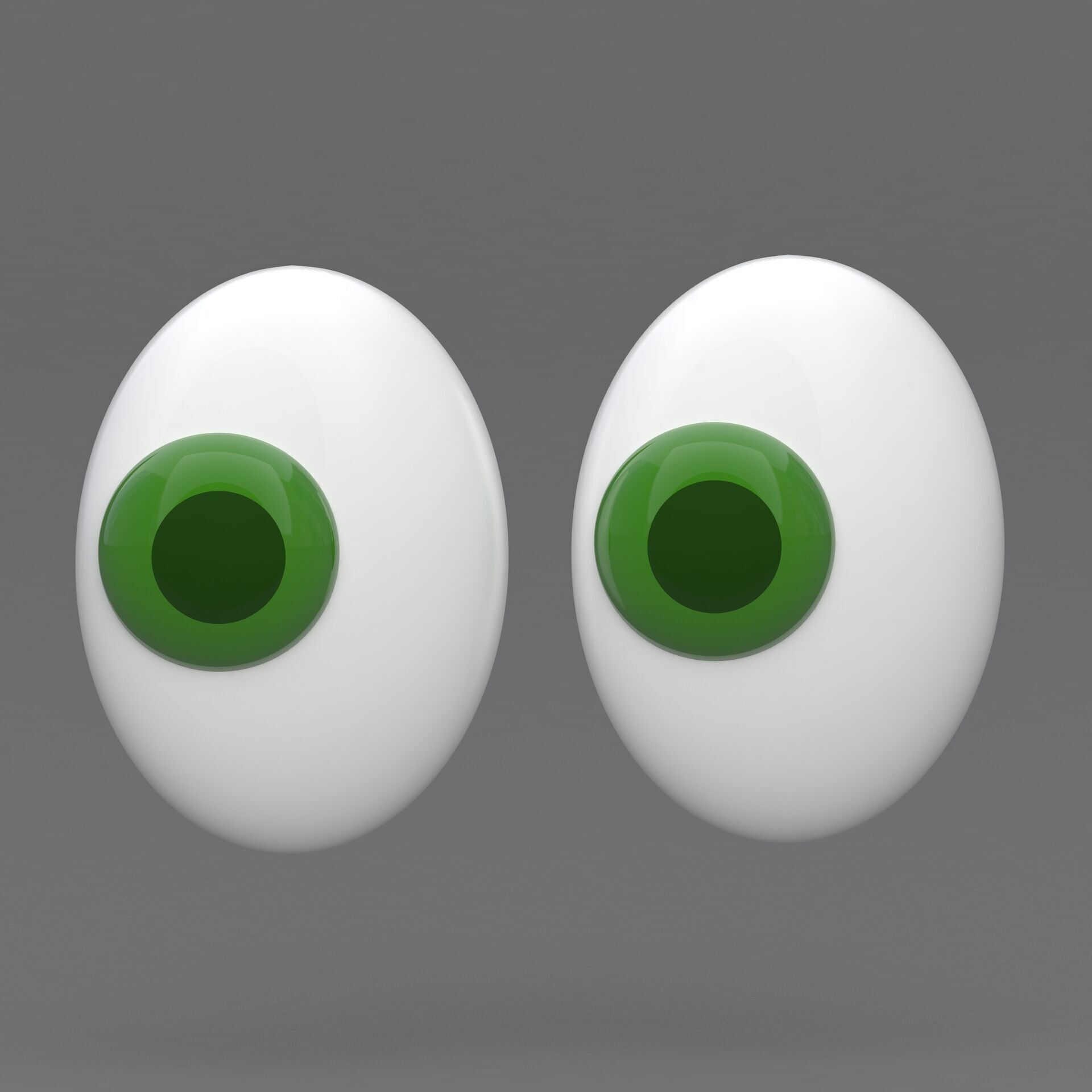 Eyes Emoji Collection 3D model_7