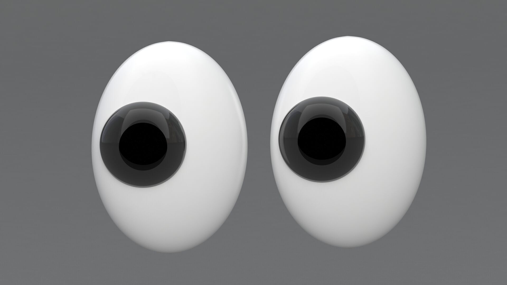Eyes Emoji Collection 3D model_2