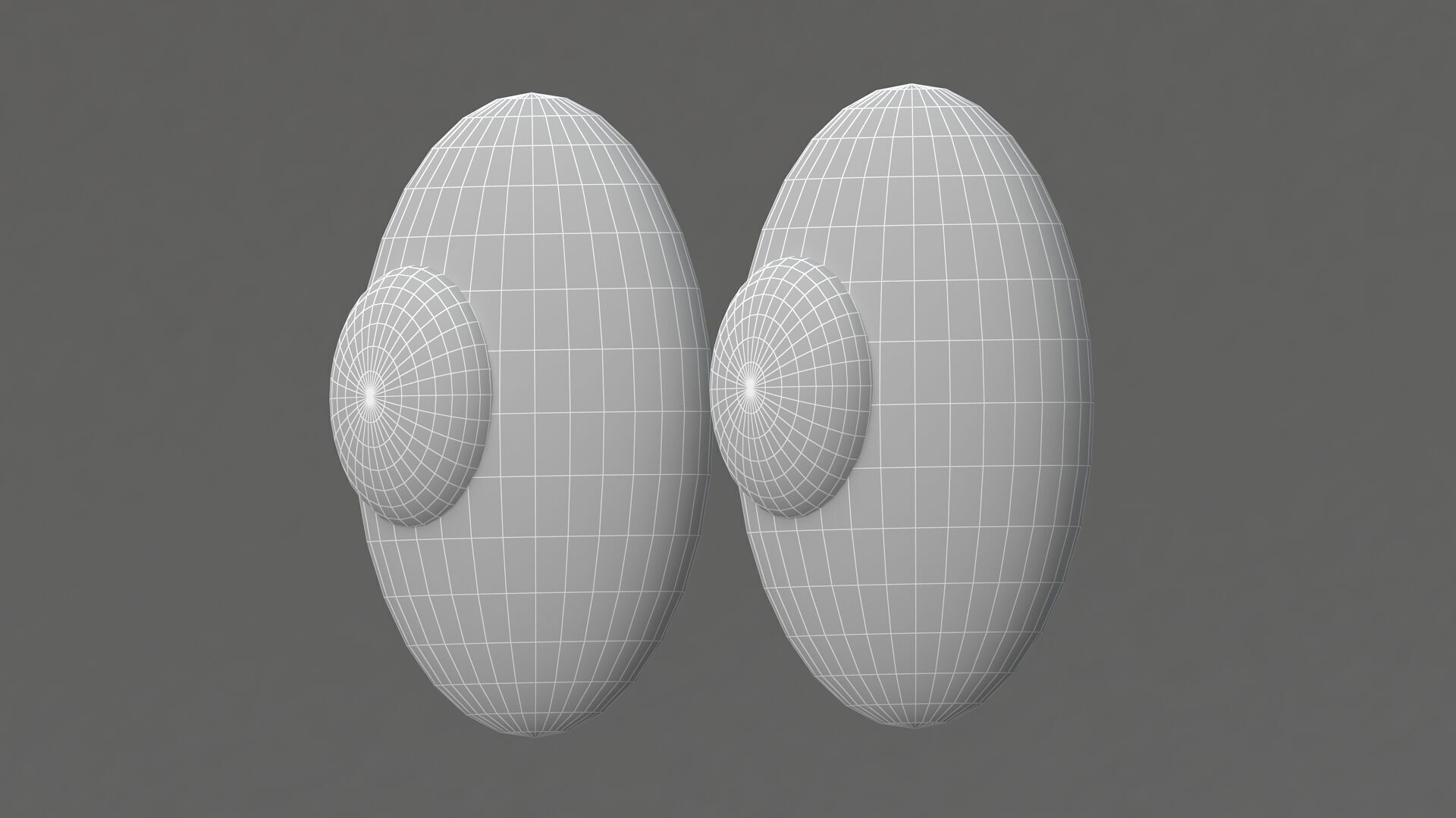 Eyes Emoji Collection 3D model_27