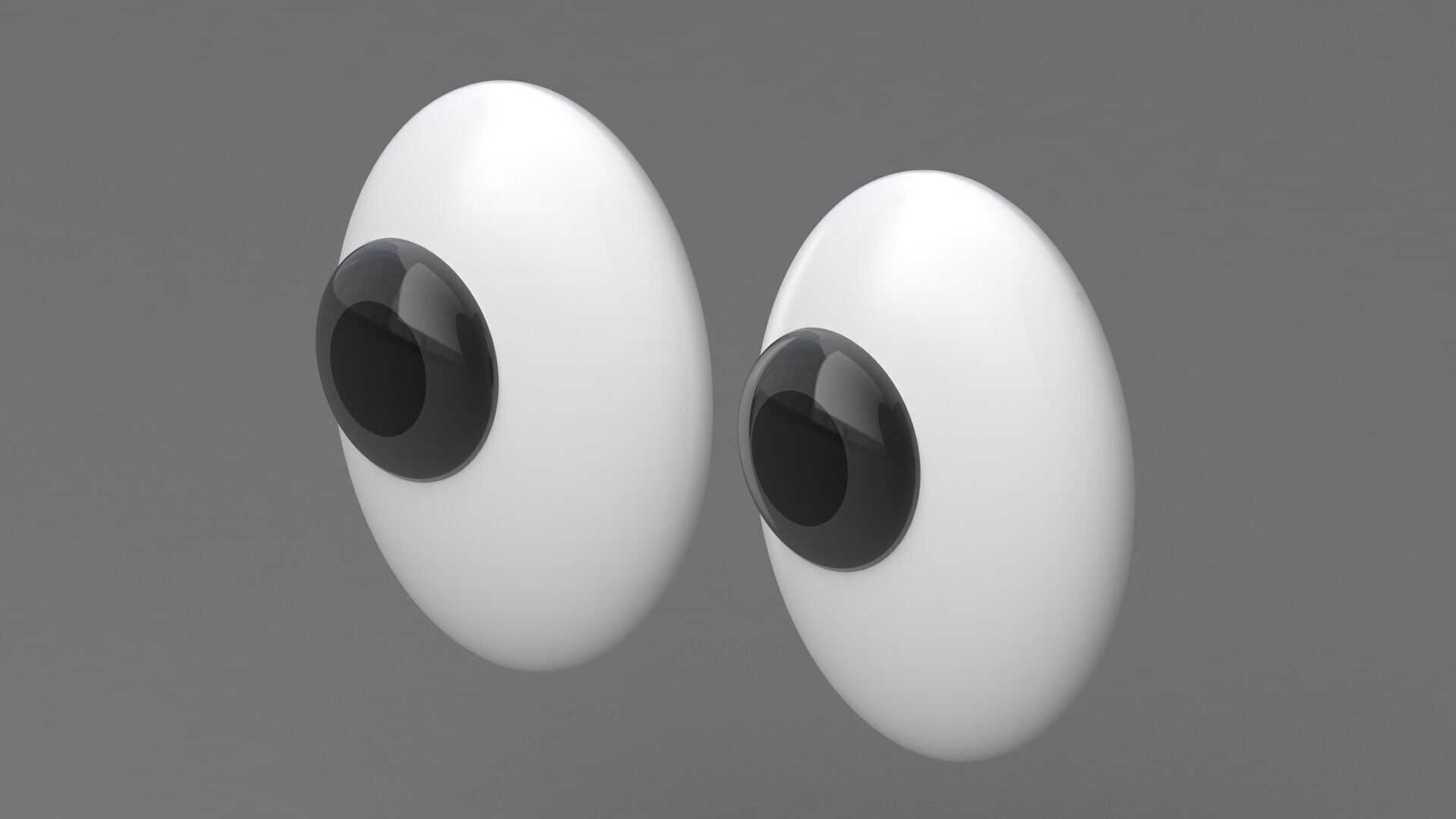 Eyes Emoji Collection 3D model_3