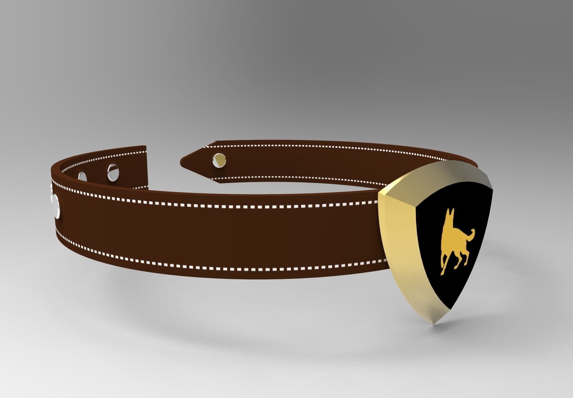 pet collar Free 3D model