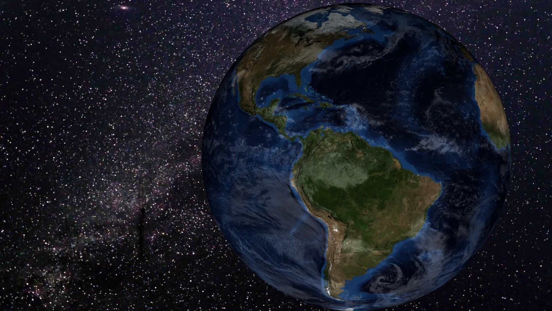 Earth globe with Low-poly 3D model_5