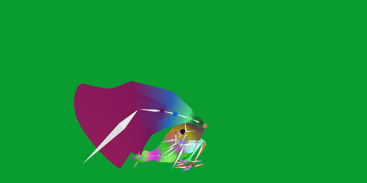 Lyrebird Low-poly 3D model_42