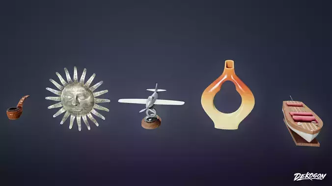 SUBURBS - Knick Knacks 05 - LOW POLY AND NANITE