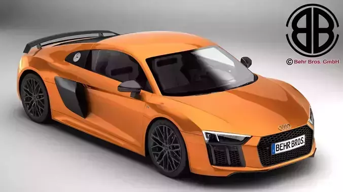 Audi R8 V10 Plus 2016 3D model
